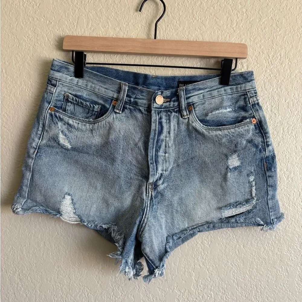 Blank NYC Distressed Denim Shorts
